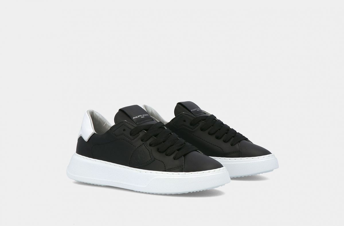 SNEAKERS Donna PHILIPPE MODEL PARIS BTLD V005 - TEMPLE NOIR