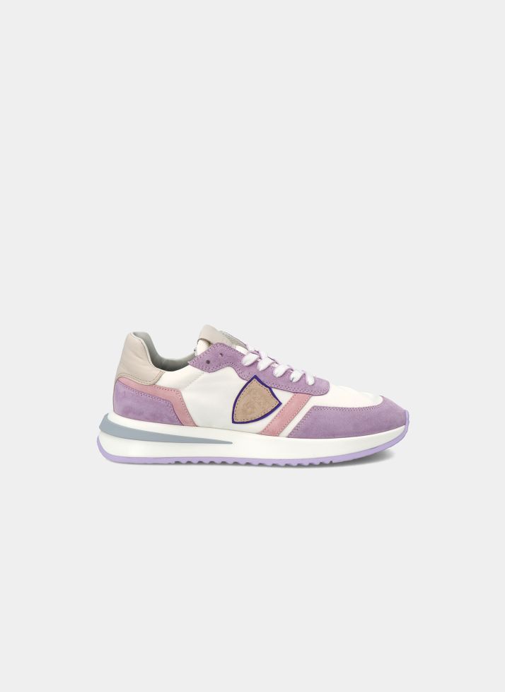 SNEAKERS Donna PHILIPPE MODEL PARIS TYLD WP06 - TROPEZ 2.1 BLANC VIOLET