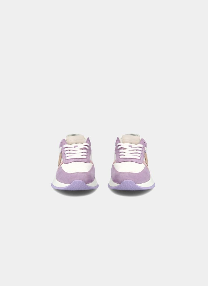 SNEAKERS Donna PHILIPPE MODEL PARIS TYLD WP06 - TROPEZ 2.1 BLANC VIOLET