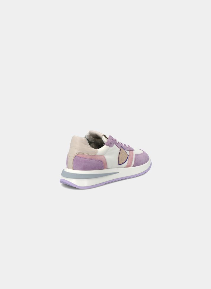 SNEAKERS Donna PHILIPPE MODEL PARIS TYLD WP06 - TROPEZ 2.1 BLANC VIOLET