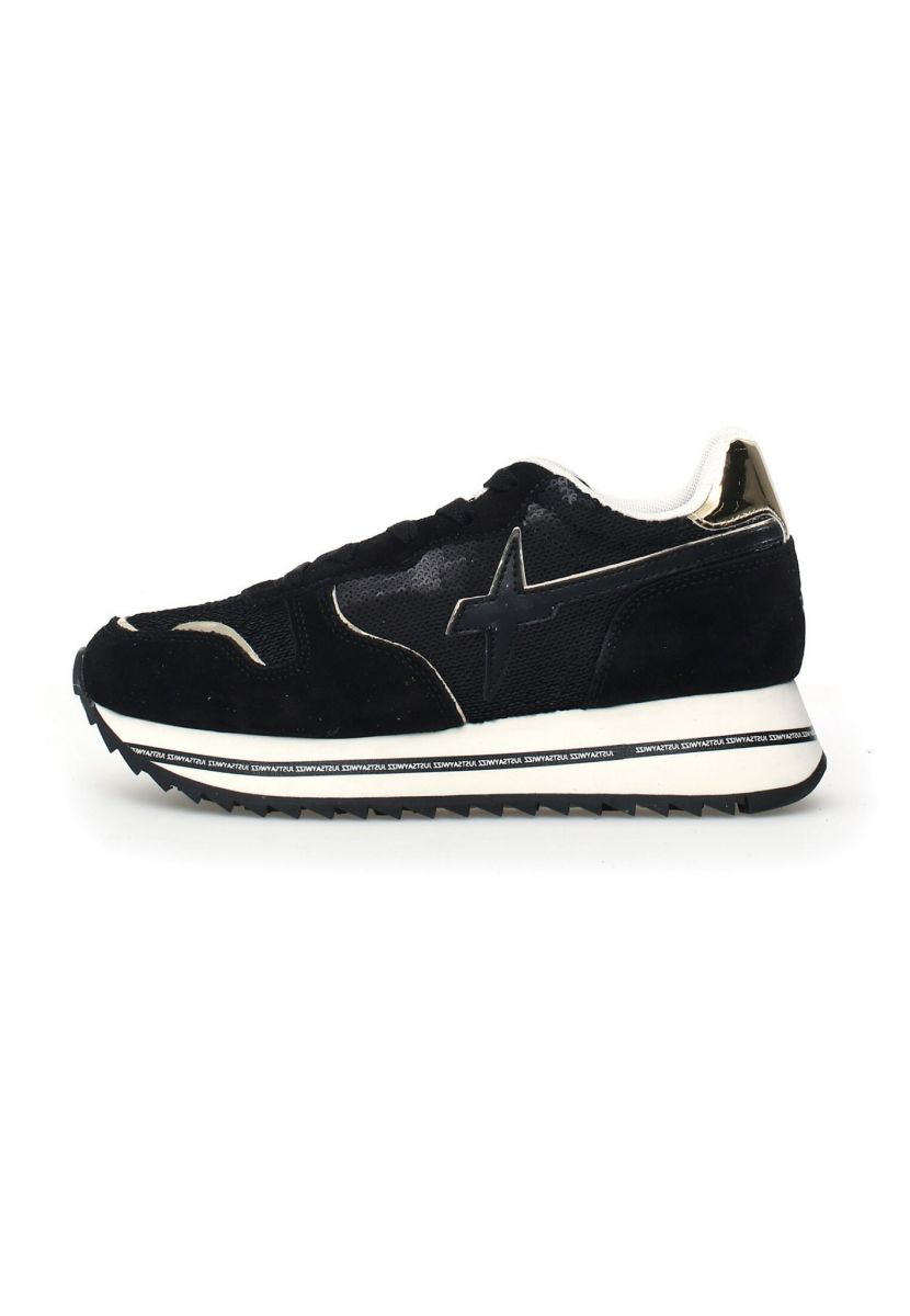 SNEAKERS Donna W6YZ RHEA W. 2017407 11 1A15 BLACK/PLATINUM