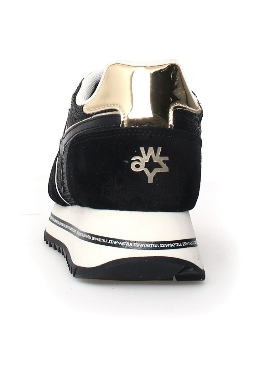 SNEAKERS Donna W6YZ RHEA W. 2017407 11 1A15 BLACK/PLATINUM