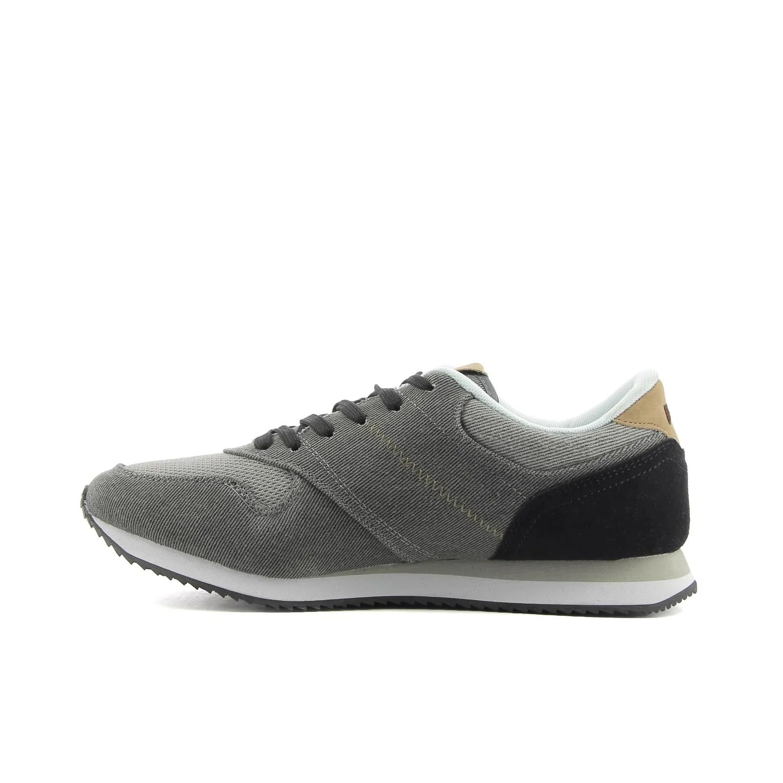 Sneakers grigie in tessuto