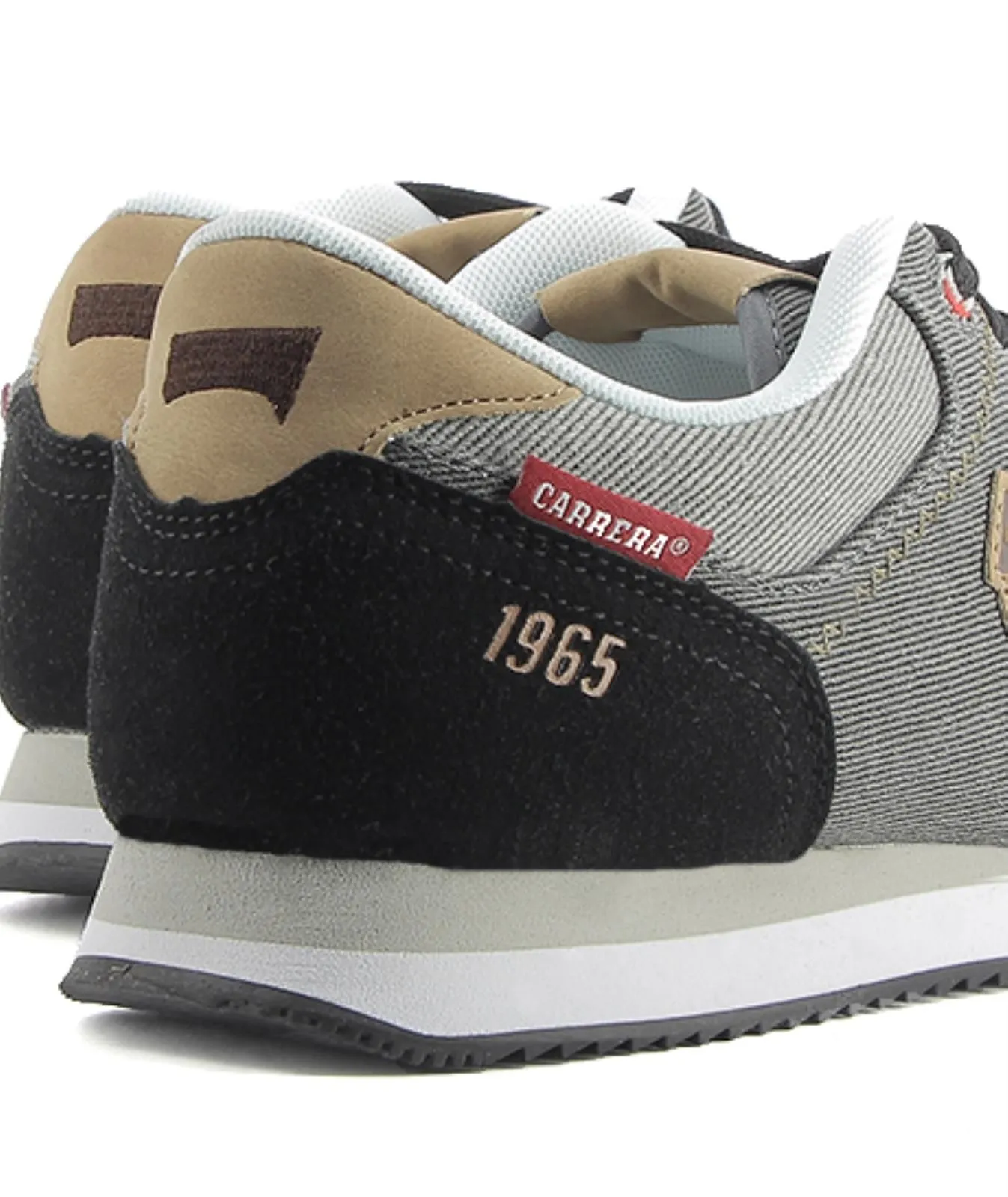 Sneakers grigie in tessuto