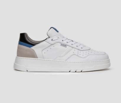 SNEAKERS HELSINKI BIANCO DETTAGLIO BLU