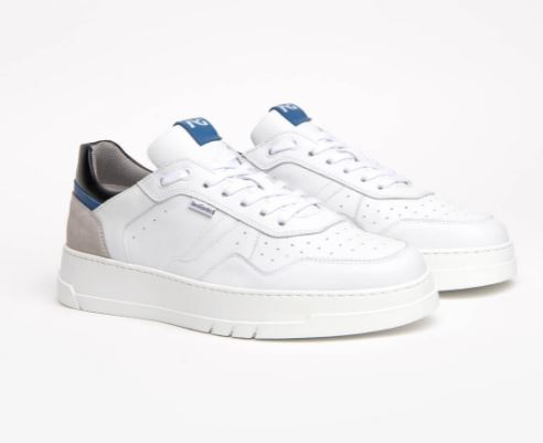 SNEAKERS HELSINKI BIANCO DETTAGLIO BLU