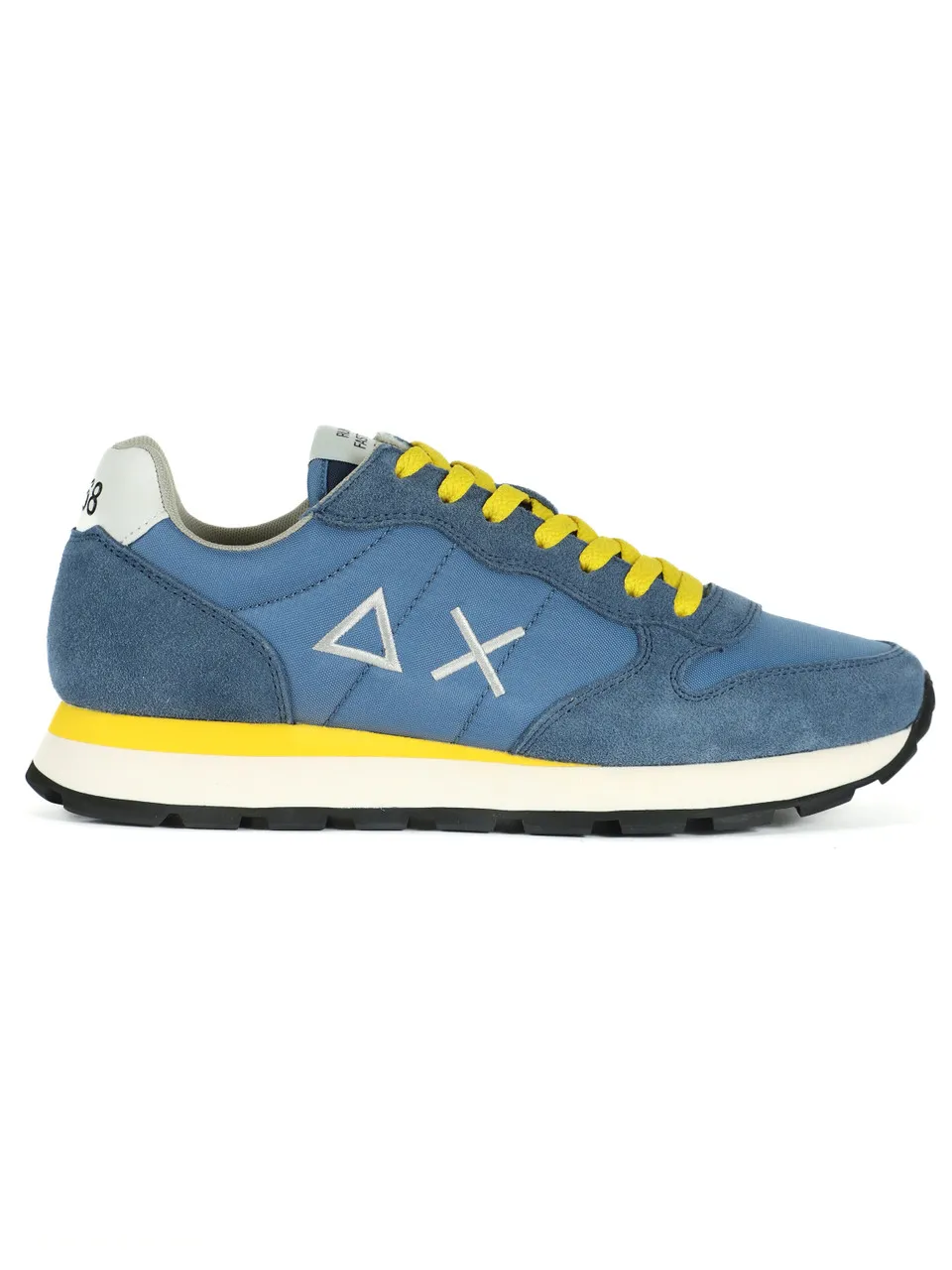 Sneakers in pelle e tessuto TOM SOLID