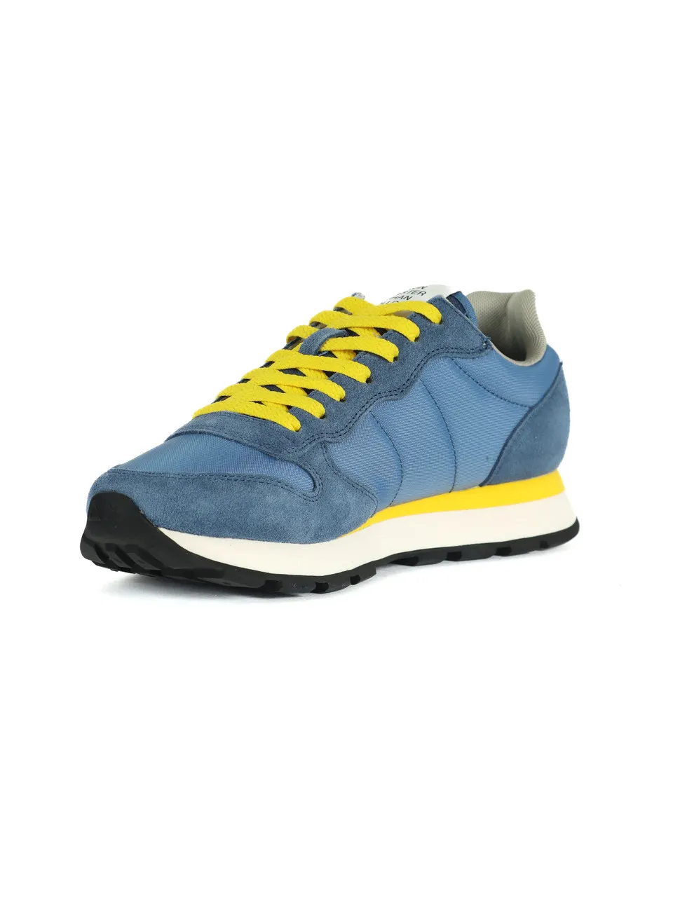 Sneakers in pelle e tessuto TOM SOLID