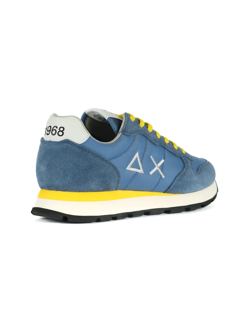 Sneakers in pelle e tessuto TOM SOLID