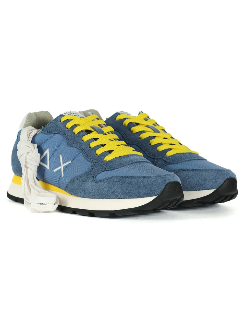 Sneakers in pelle e tessuto TOM SOLID