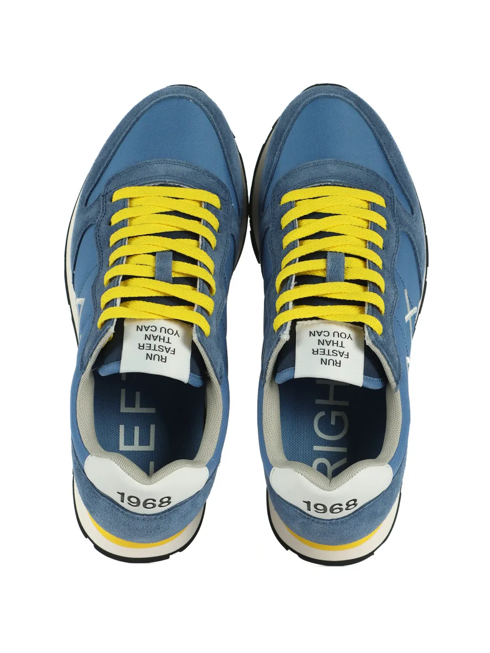 Sneakers in pelle e tessuto TOM SOLID