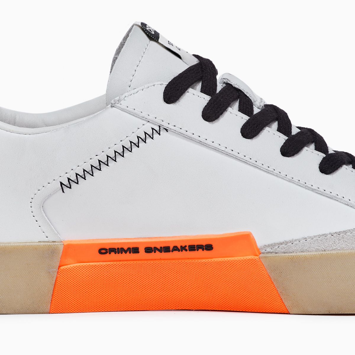 SNEAKERS Uomo CRIME LONDON DISTRESSED 16008 PP5 WHITE/GREEN