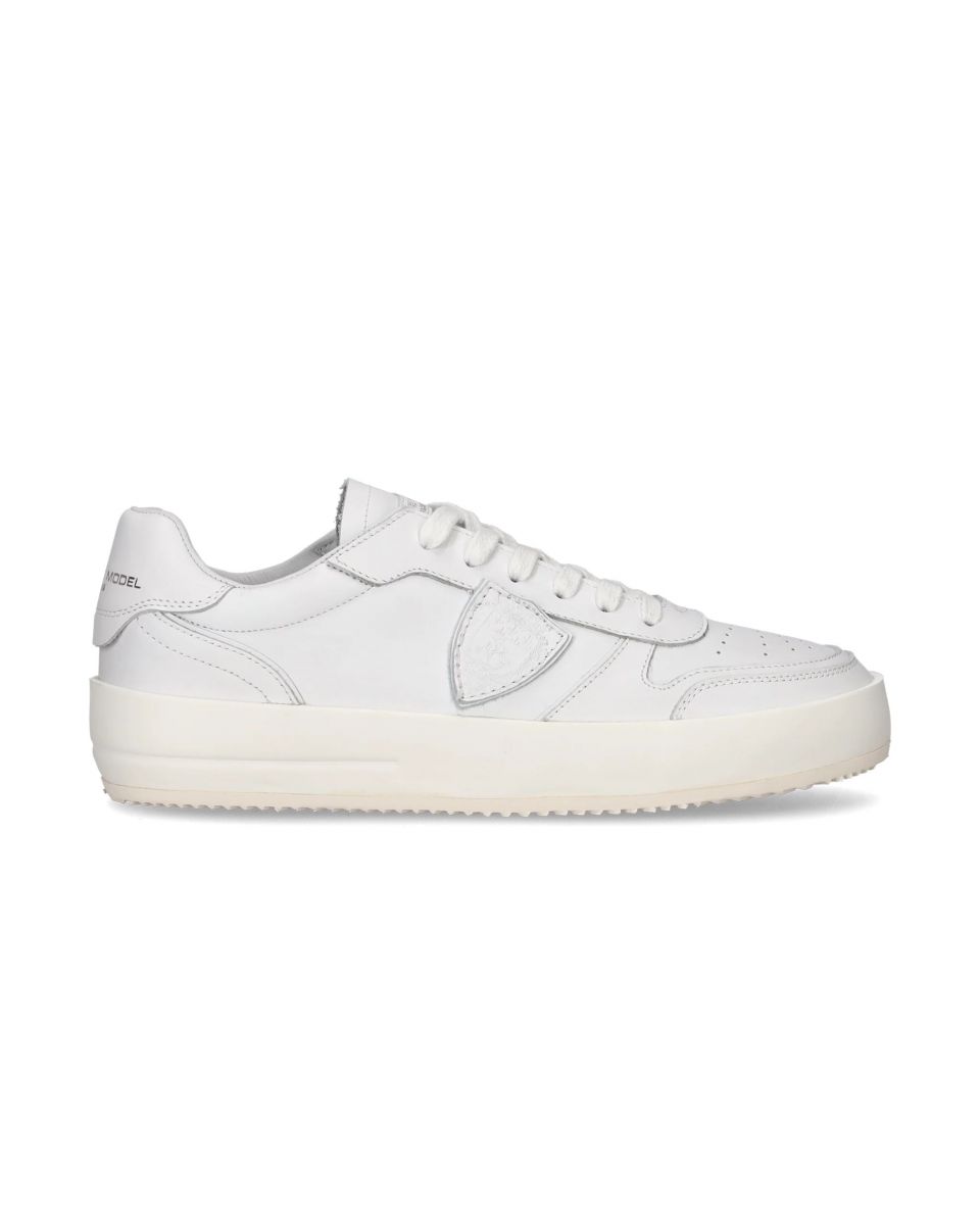 SNEAKERS Uomo PHILIPPE MODEL PARIS VNLU V001 NICE LOW BLANC