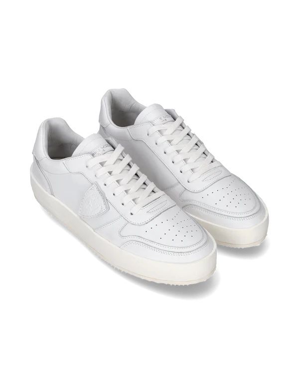 SNEAKERS Uomo PHILIPPE MODEL PARIS VNLU V001 NICE LOW BLANC