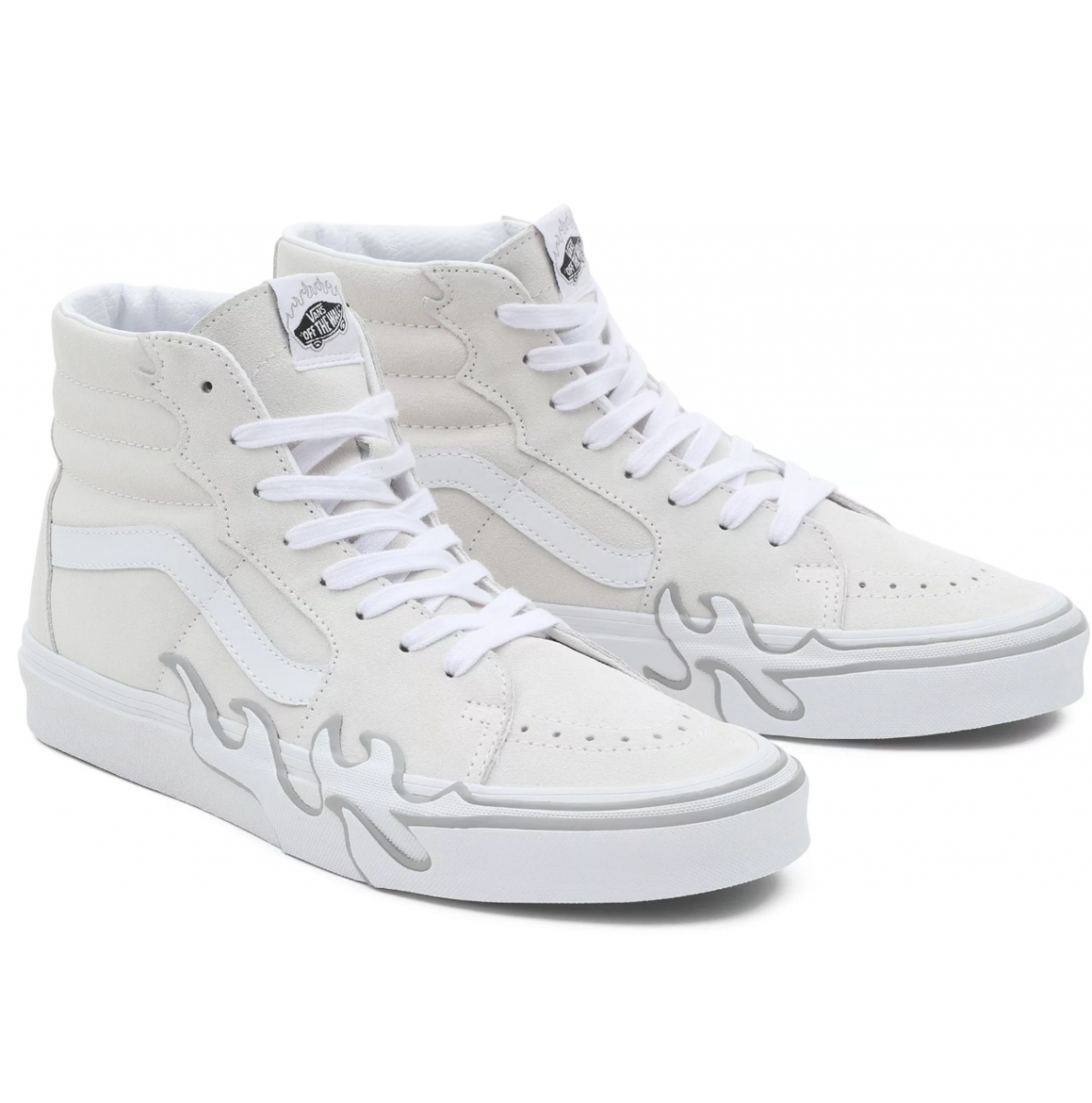 SNEAKERS Uomo VANS PREMIUM SK8-HI FLAME - VN0005UJWWW WHITE