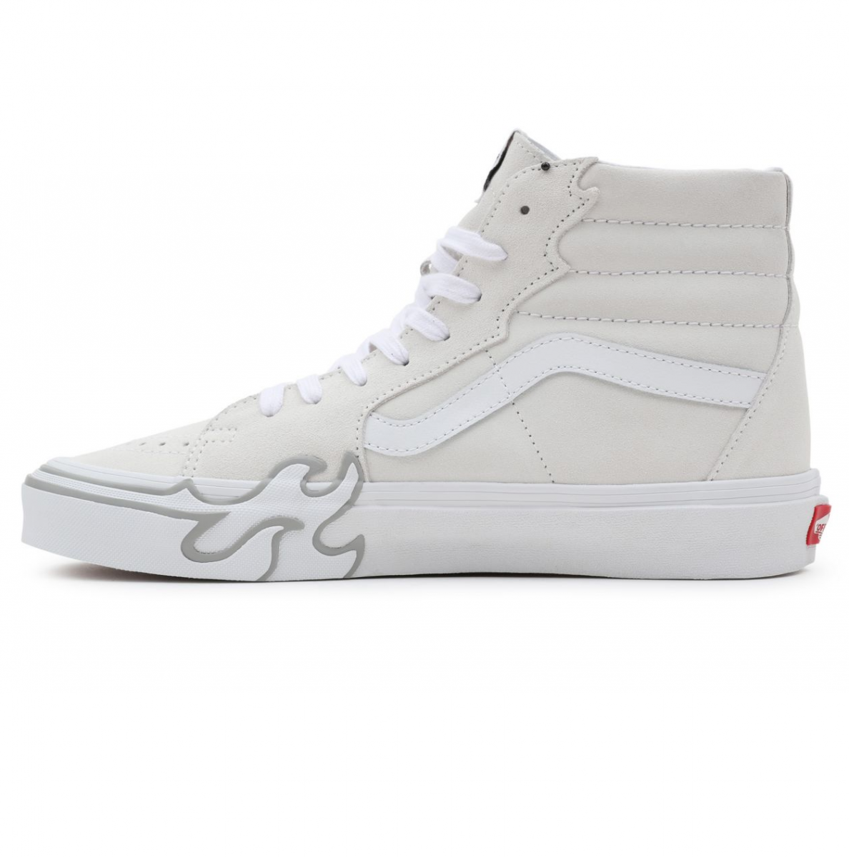 SNEAKERS Uomo VANS PREMIUM SK8-HI FLAME - VN0005UJWWW WHITE