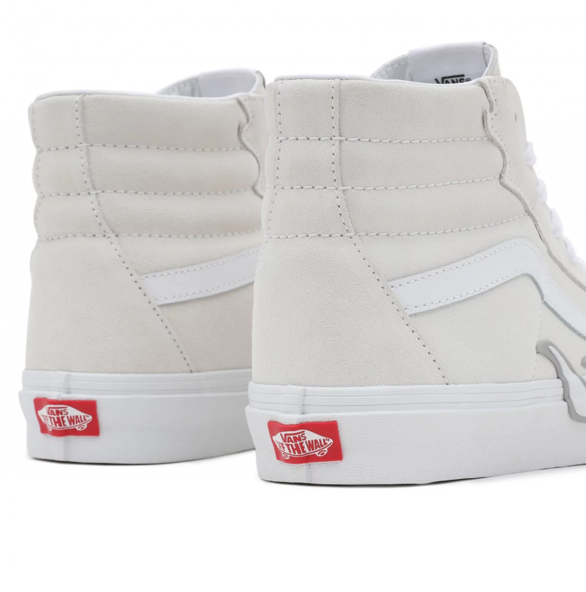 SNEAKERS Uomo VANS PREMIUM SK8-HI FLAME - VN0005UJWWW WHITE