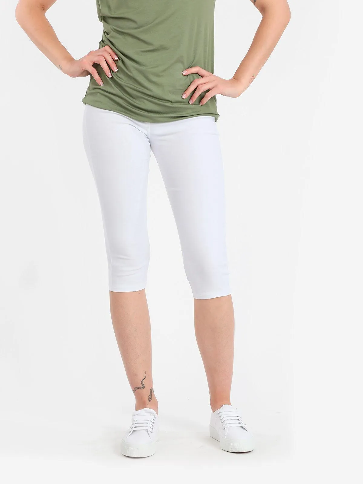 Solada Pantalon capri stretch