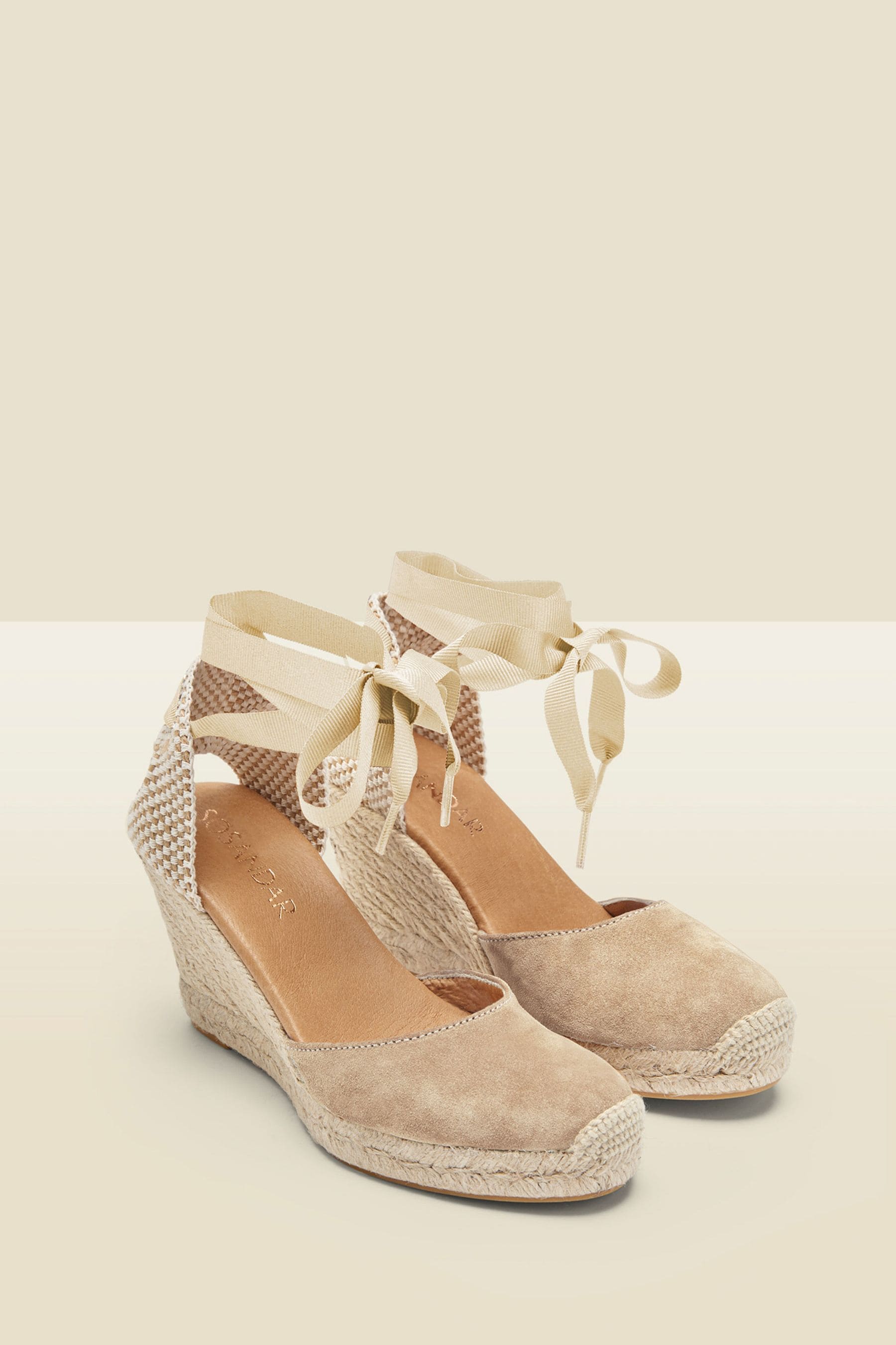 Sosandar Perla - Valenciana - Espadrillas scamosciate con zeppa