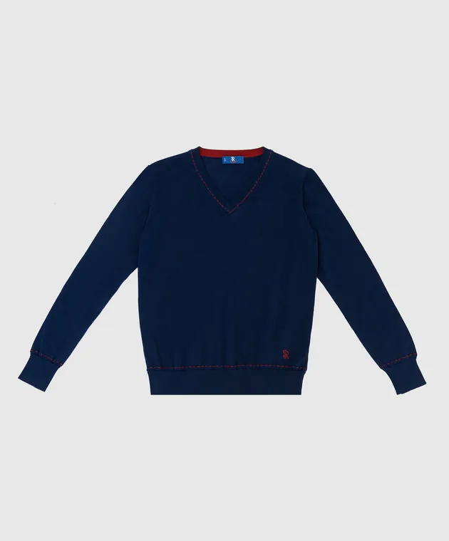 Stefano Ricci Pullover da bambino in lana fantasia KY02019V01Y18405