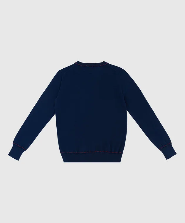 Stefano Ricci Pullover da bambino in lana fantasia KY02019V01Y18405