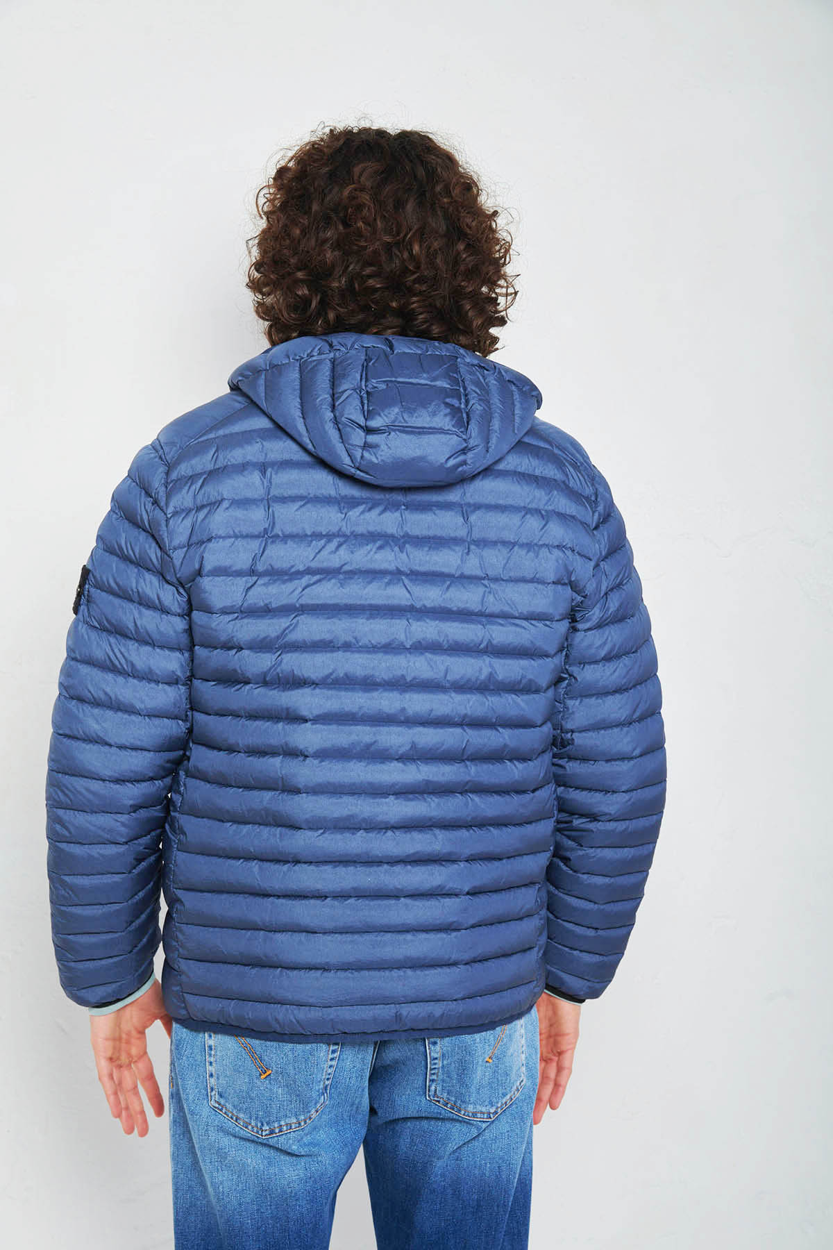 STONE ISLAND Piumino leggero con cappuccio