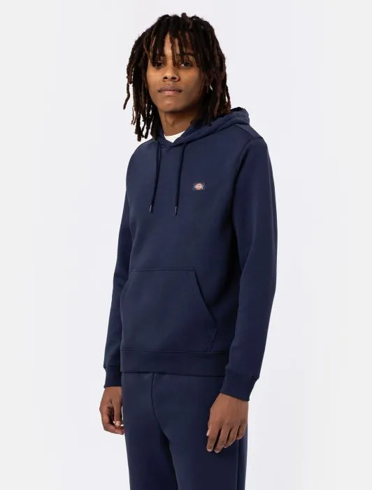Sweatshirt with Hood and Front Logo / Blue