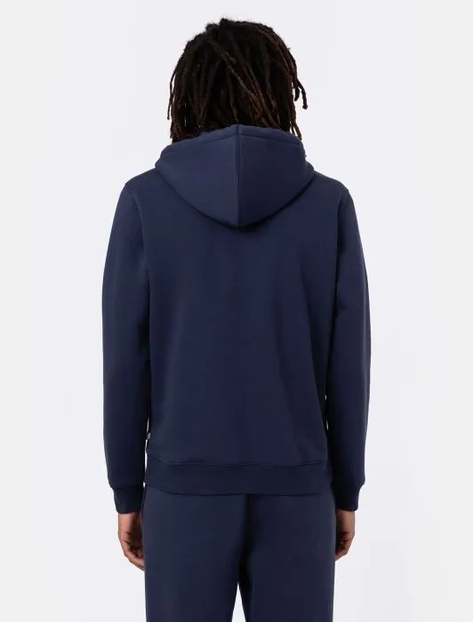 Sweatshirt with Hood and Front Logo / Blue