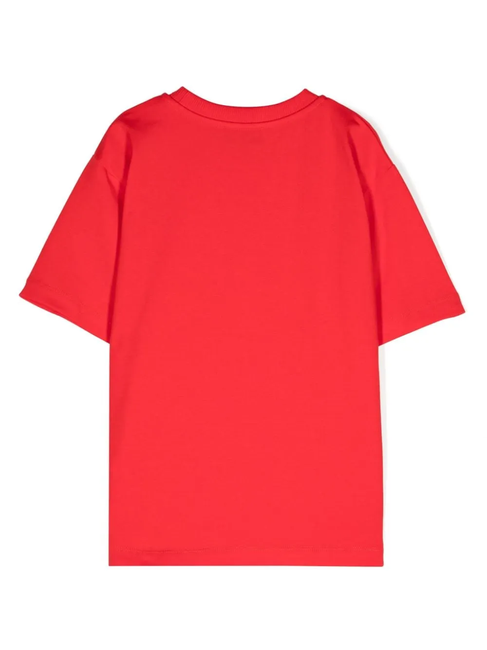 T-shirt per bambina Moschino Kids rosso con stampa Teddy Bear