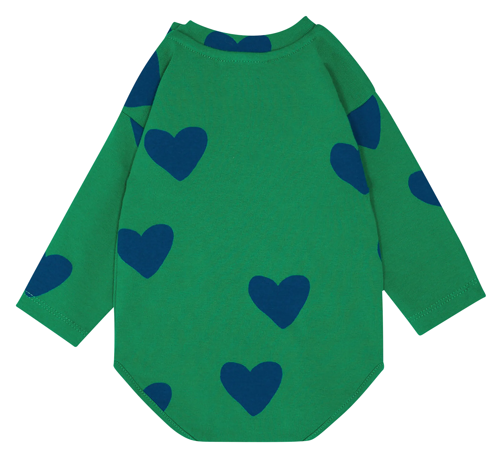  THE CAMPAMENTO   Body scollo tondo stampato in cotone | Verde