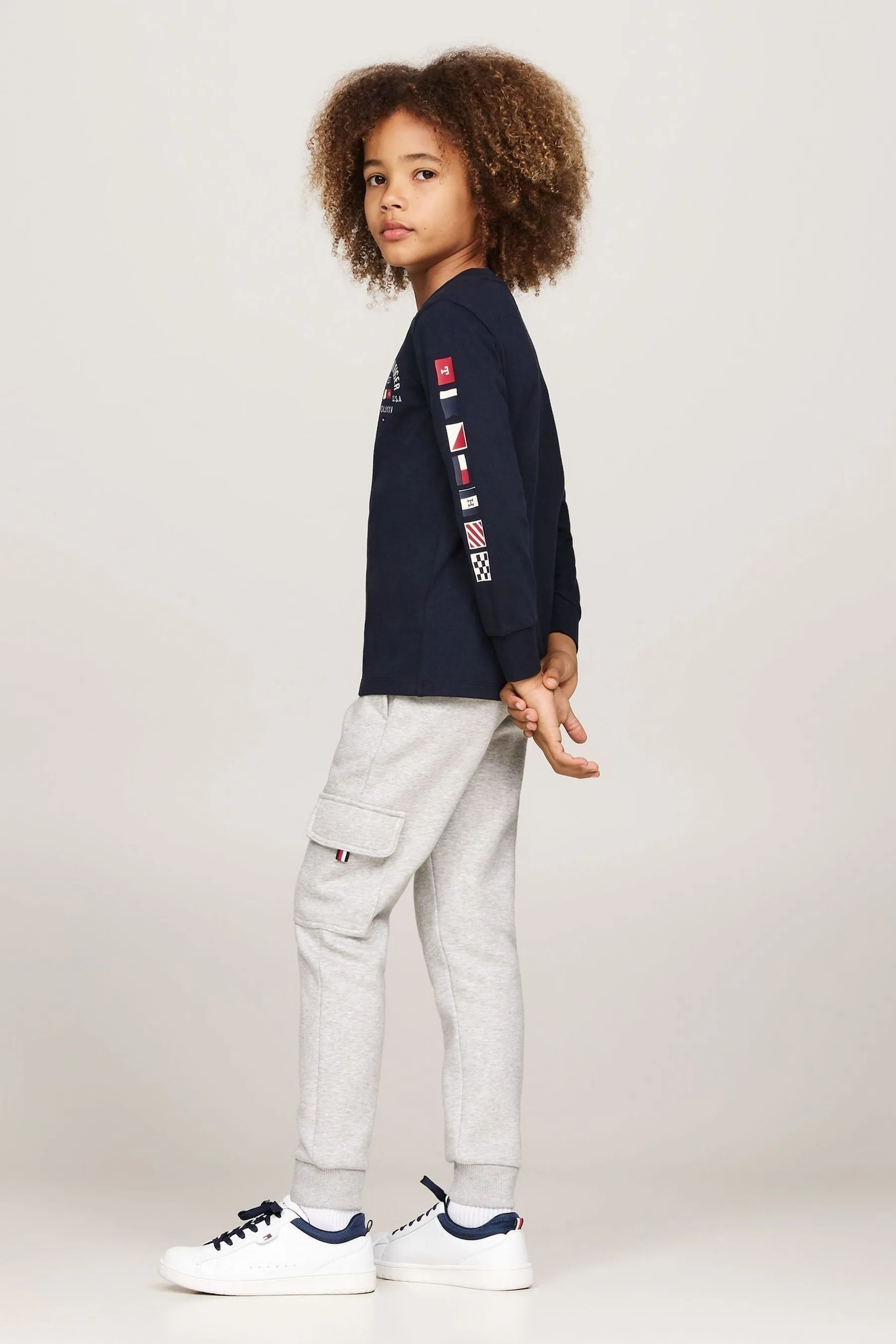 Tommy Hilfiger regular  - Fit Flags Maglietta Manica lunga ricamata    