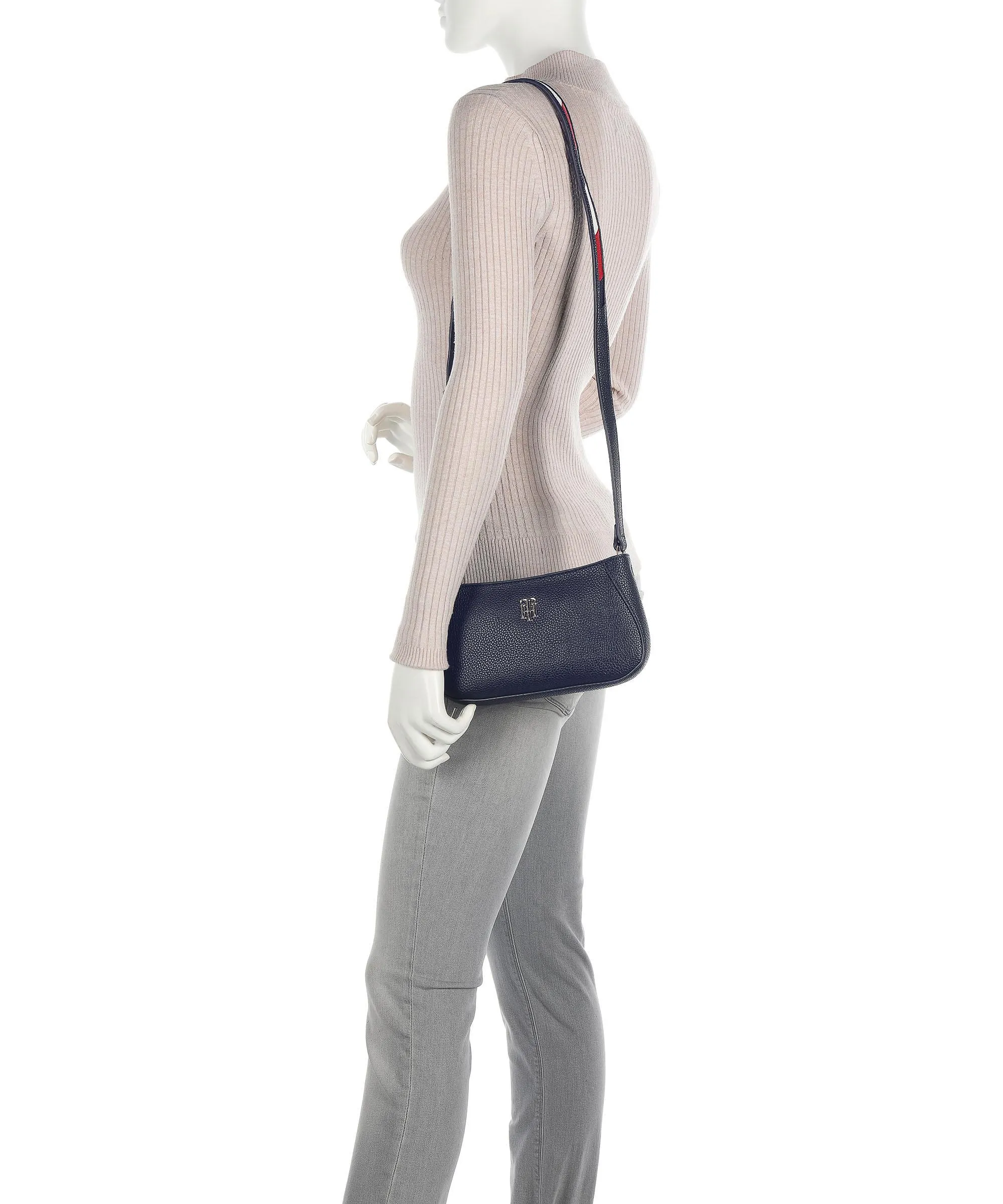  Tommy Hilfiger TH Element Borsa a tracolla pelle sintetica navy  