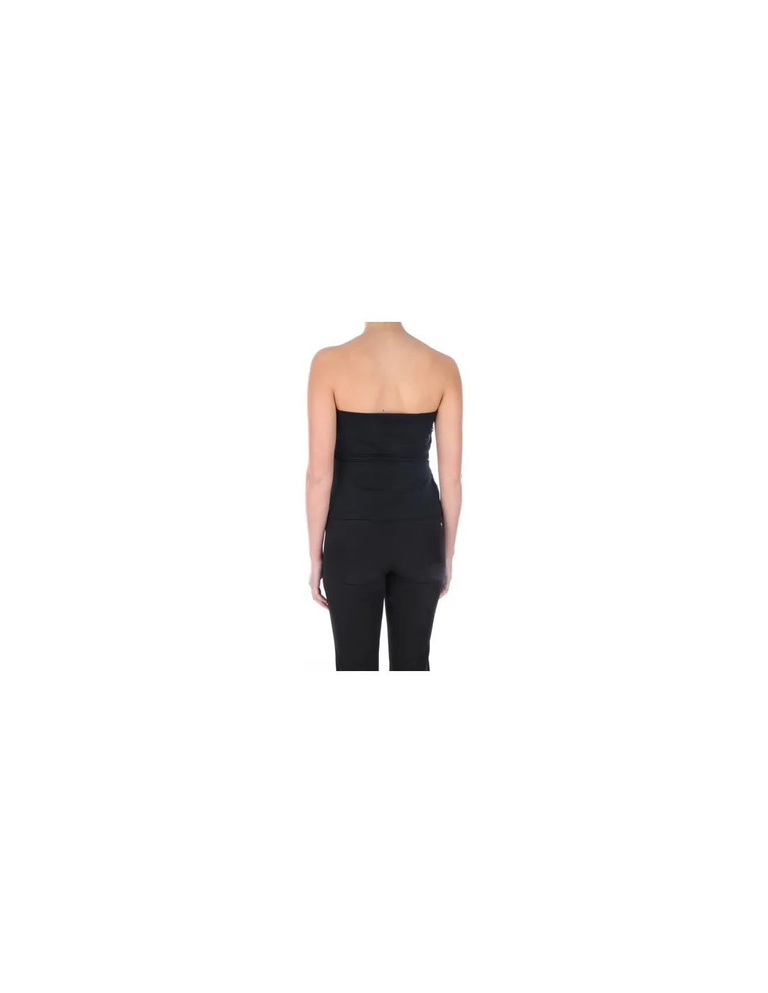 Top fantasia viola e nero paillettes Vanmala Kocca