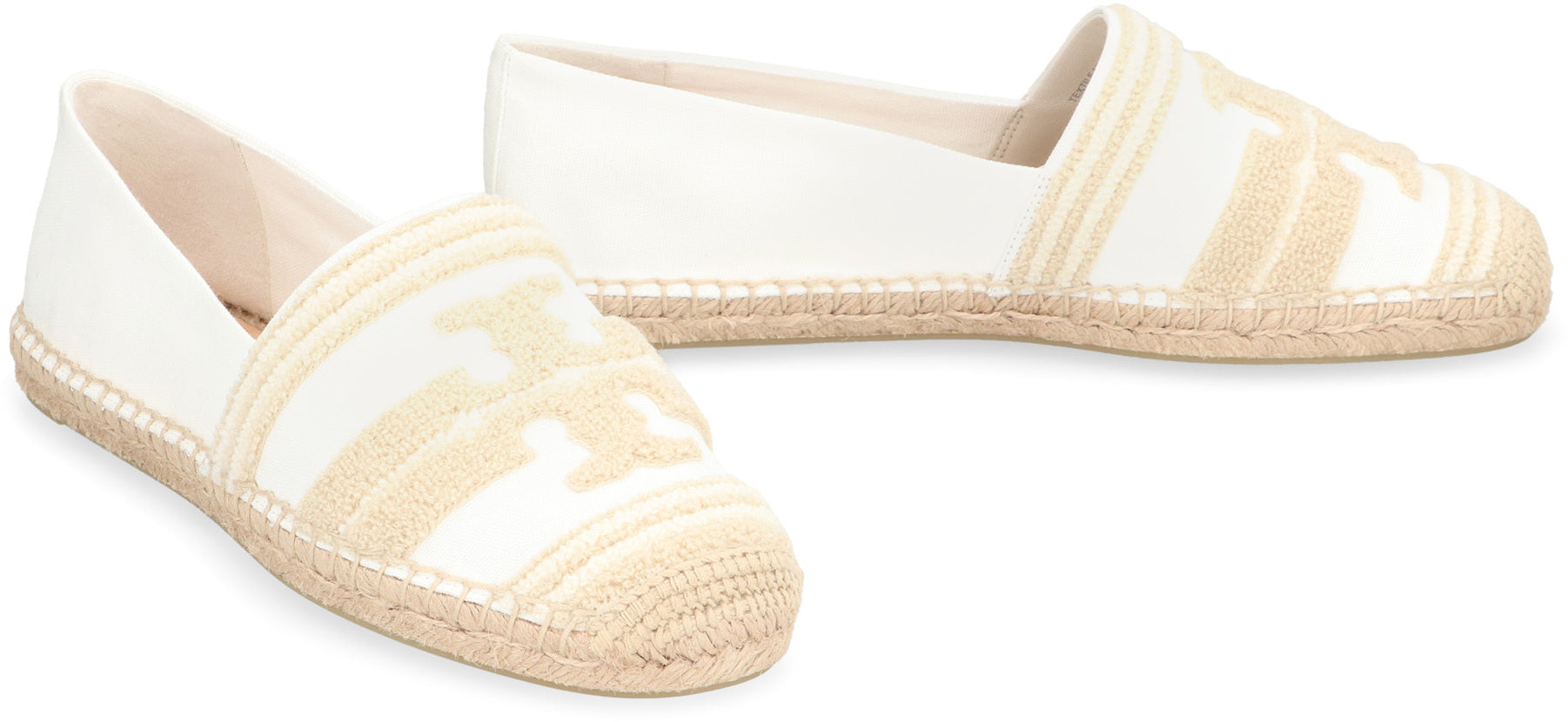 Tory Burch Espadrillas in canvas con logo
