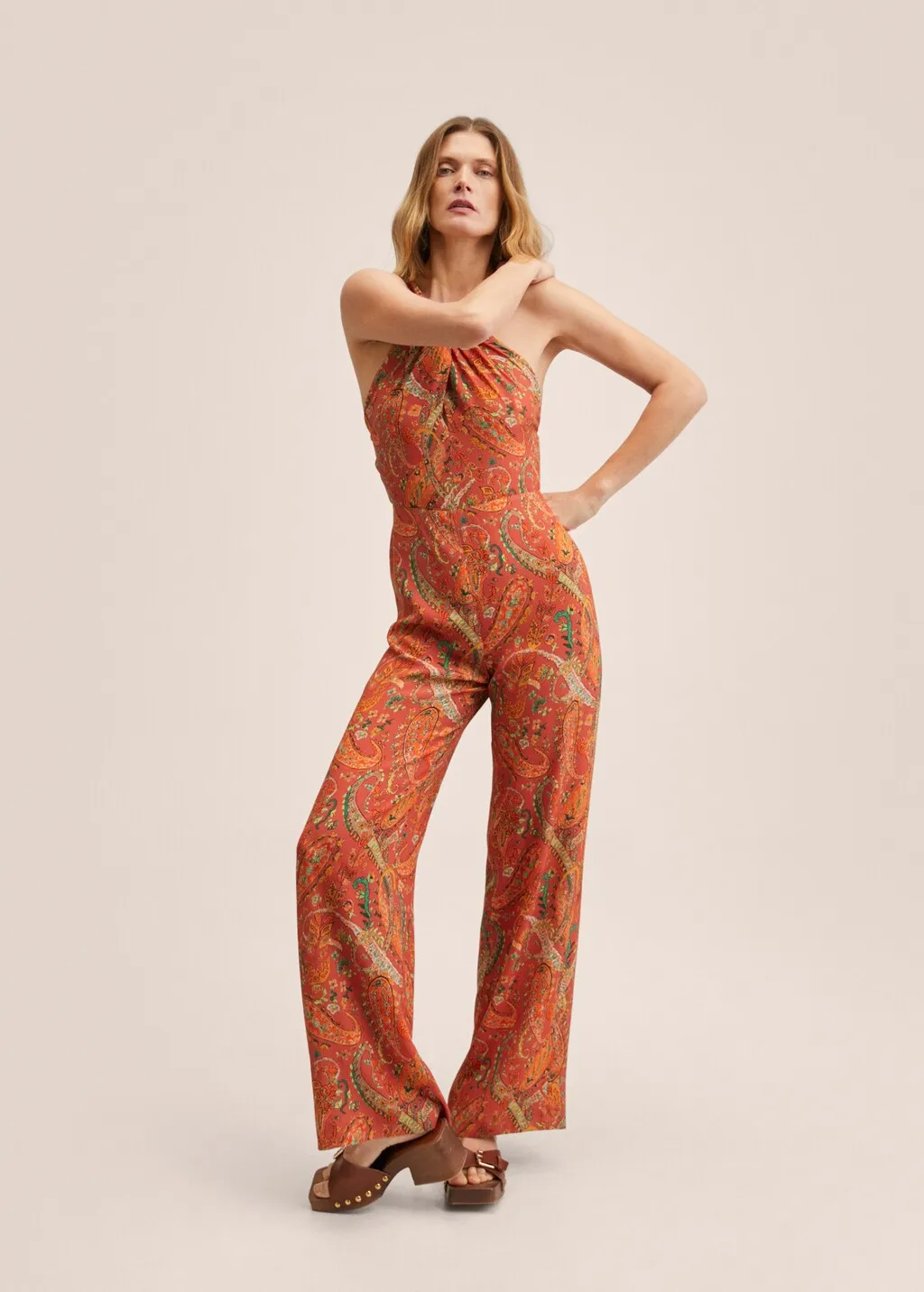 Vestito a tuta stampa paisley