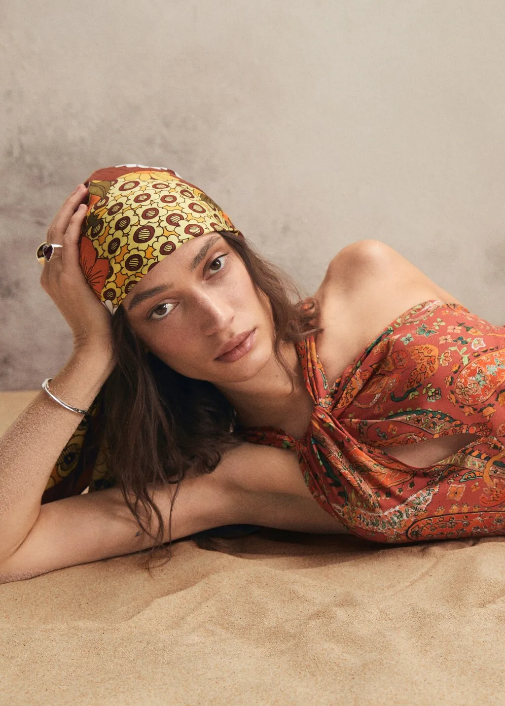 Vestito a tuta stampa paisley