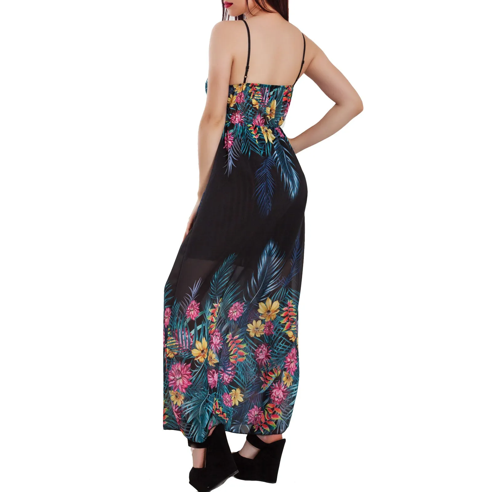 Vestito donna abito lungo JL-2706