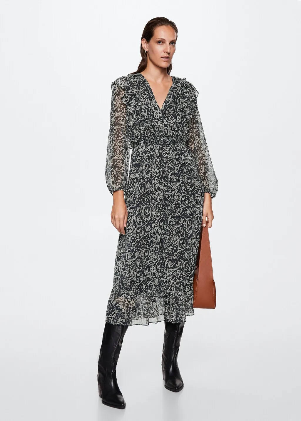 Vestito paisley chiffon