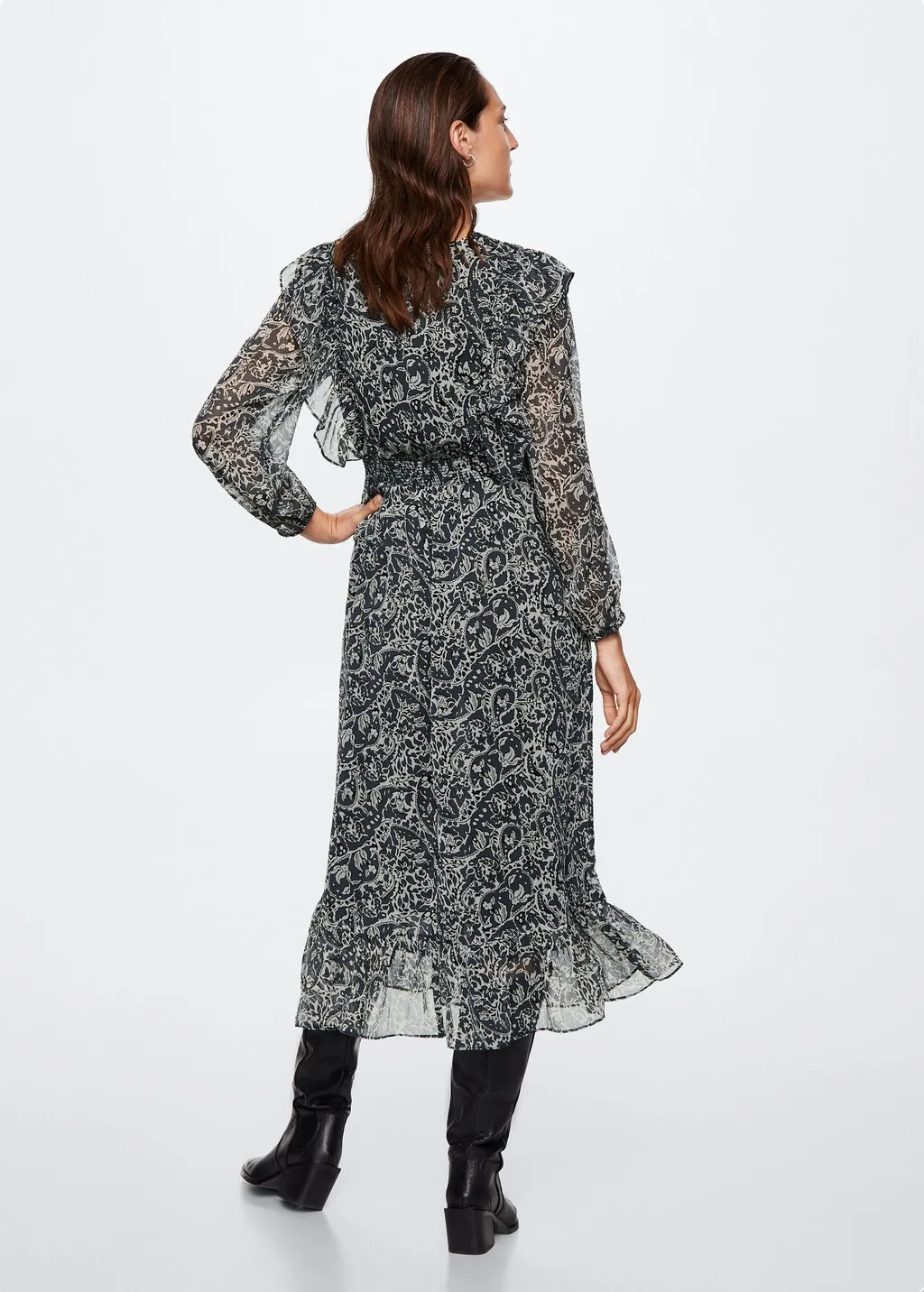 Vestito paisley chiffon