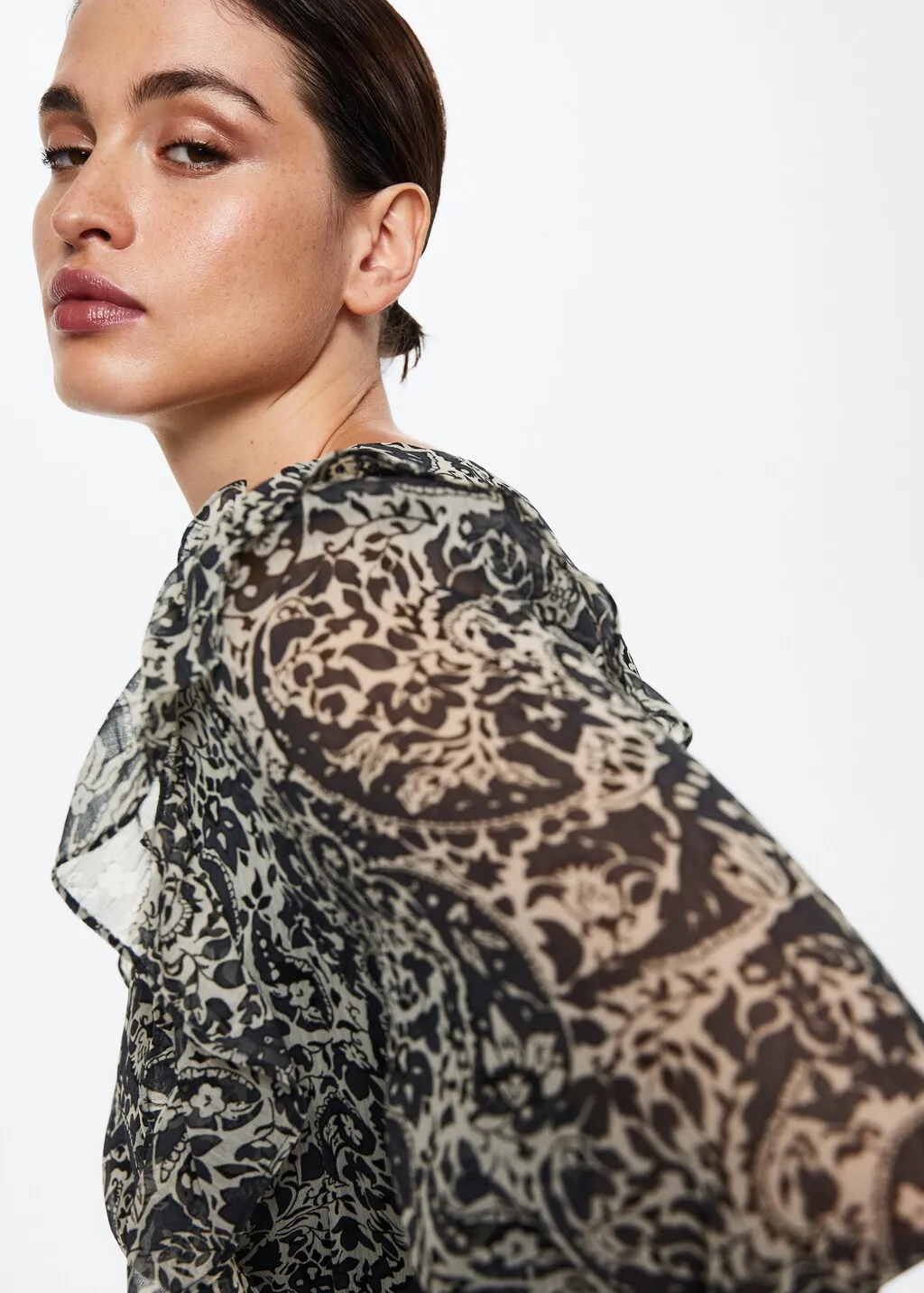 Vestito paisley chiffon