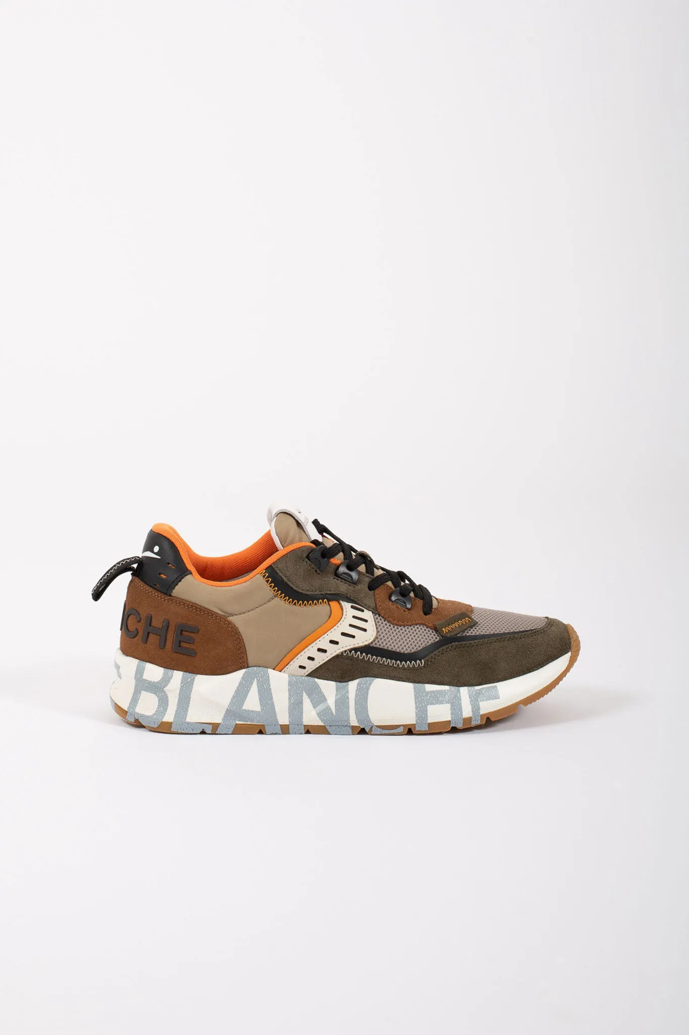 Voile Blanche Sneakers Suede/net/nylon Giallo Uomo