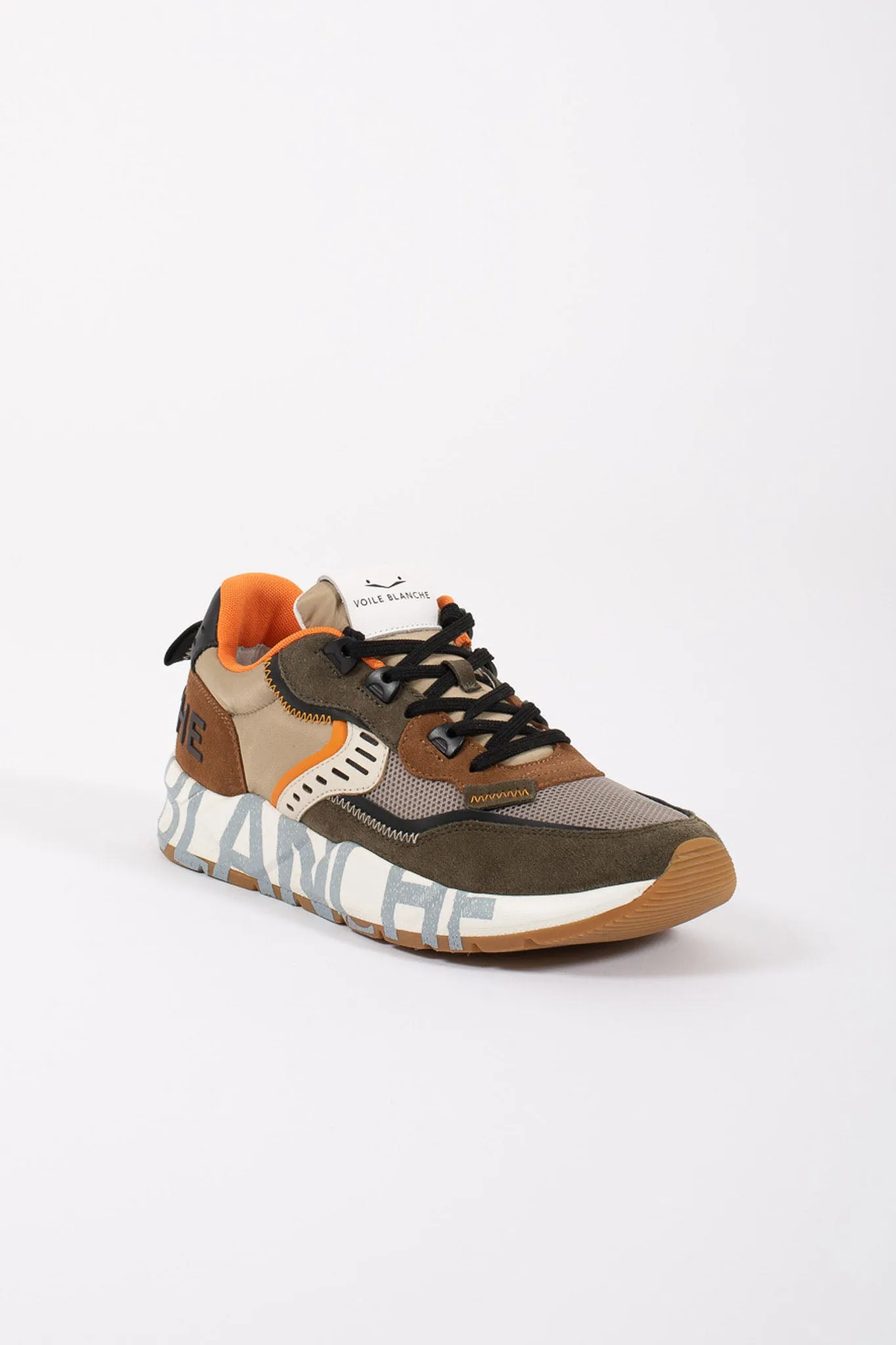 Voile Blanche Sneakers Suede/net/nylon Giallo Uomo