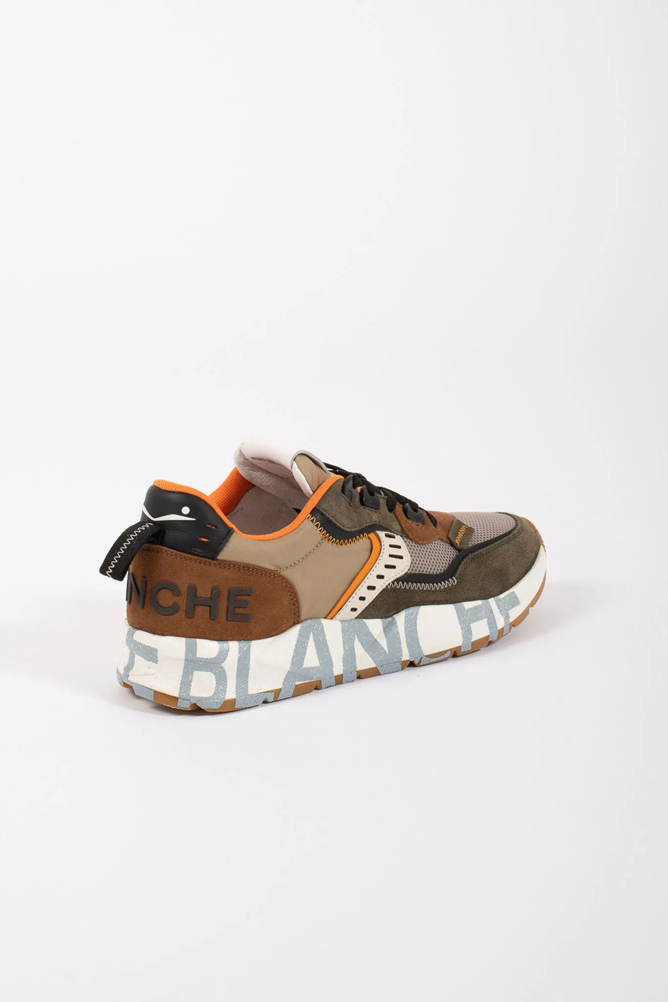 Voile Blanche Sneakers Suede/net/nylon Giallo Uomo
