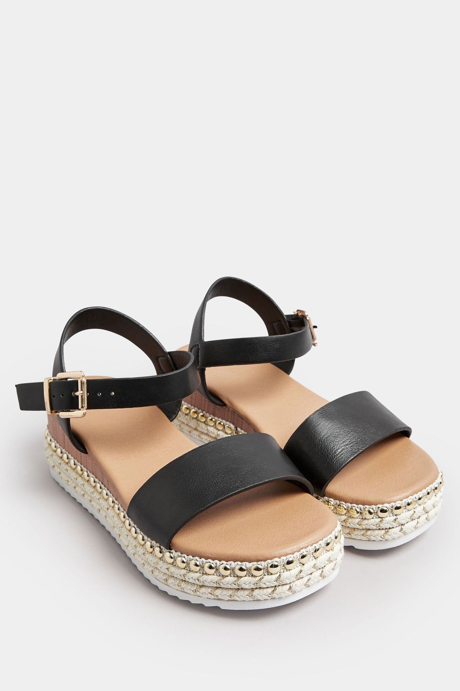 Yours Curve - Espadrillas Vestibilità ampia in due parti