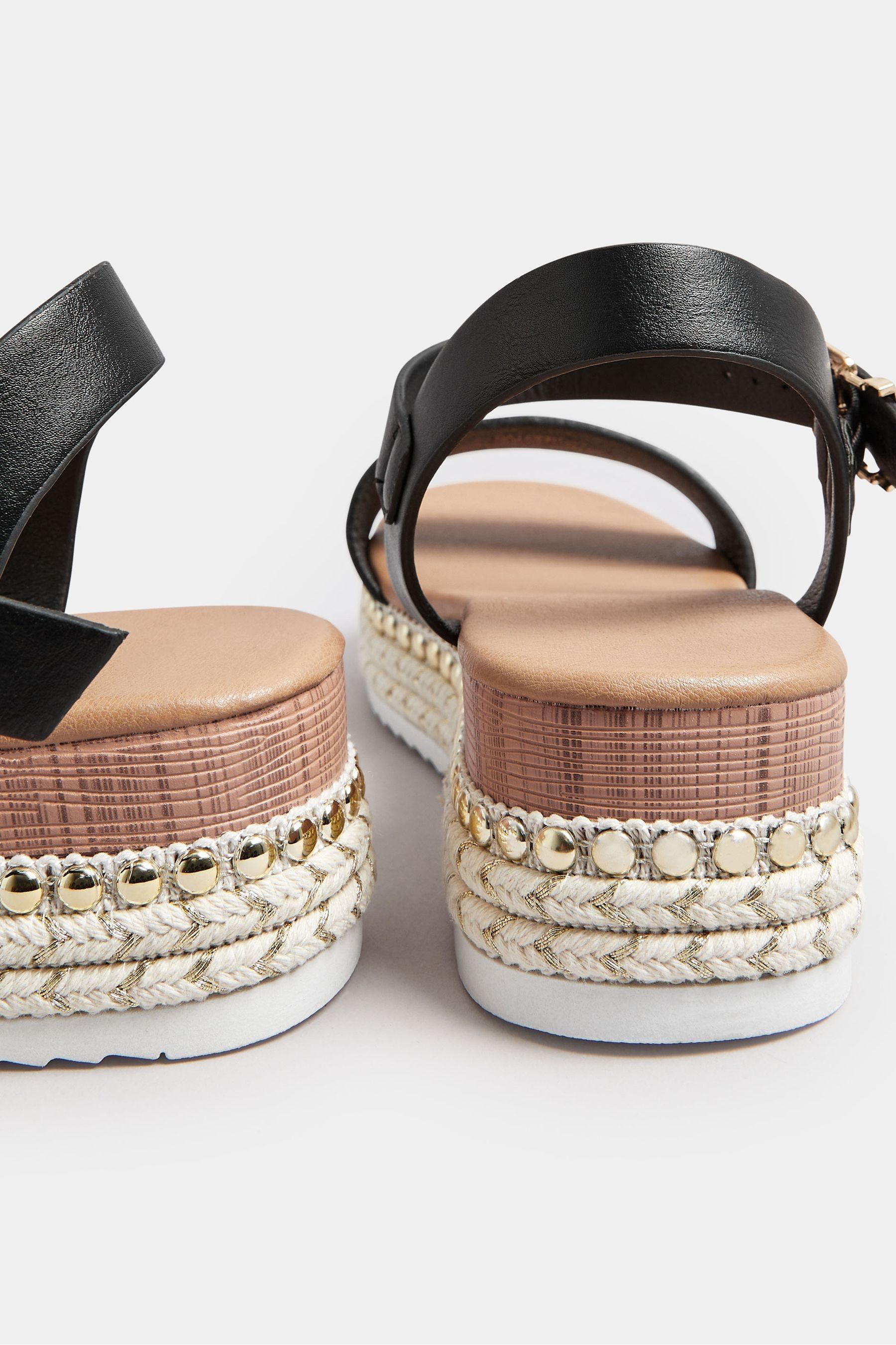 Yours Curve - Espadrillas Vestibilità ampia in due parti