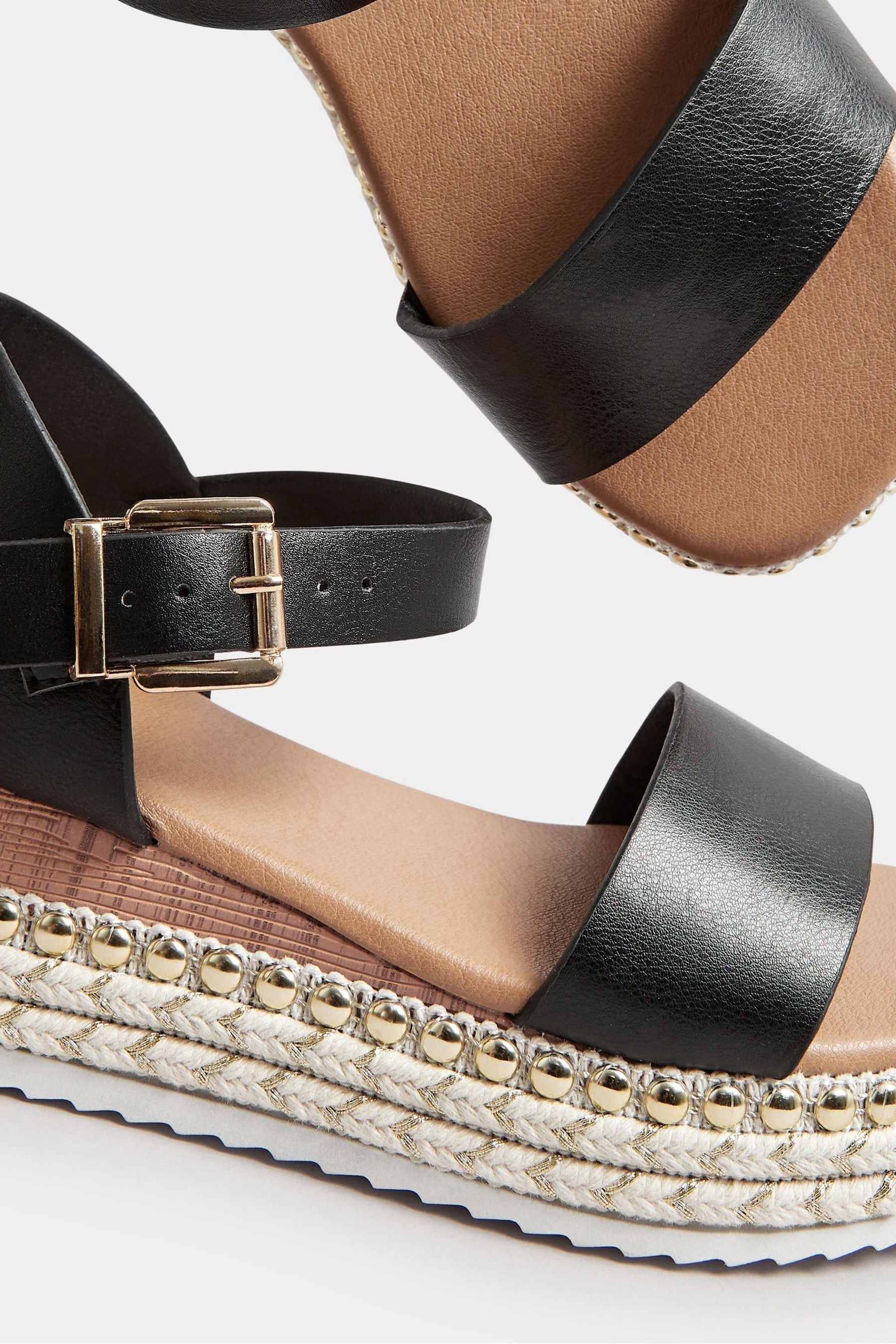 Yours Curve - Espadrillas Vestibilità ampia in due parti